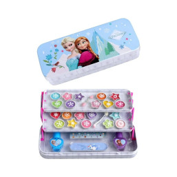 Frozen Makeup Tin with 3 Folding Trays